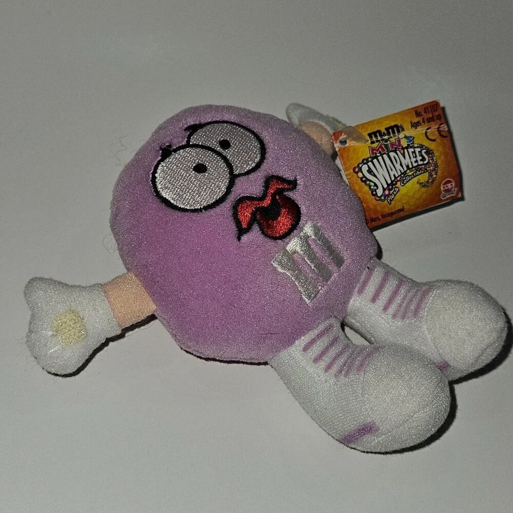 VTG Lisa Lilac M&M Minis Swarmees Purple Plush Small 5